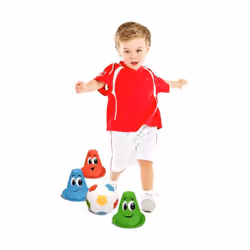 Jeu de cônes et ballon de football - (Marque) Ce jeu de cônes et ballon de football est parfait pour les jeunes enfants qui a ...