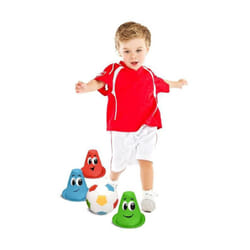 Stamp - Jeu de Cibles foot set Ballon et Cônes Multicolores