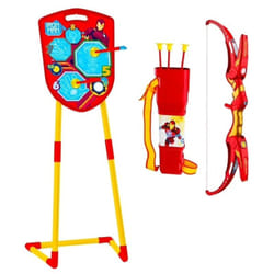 Marvel Set Arc et Flèches IRON MAN avec Étui et Cible sur Pied | Accessoire Déguisement et Jeu de Rôle