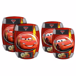 Set de coudières et genouillères STAMP Cars pour enfant - Rouge