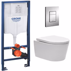 Description générale Transformez votre salle de bains avec l'ensemble WC Grohe Rapid SL et la cuvette Swiss Aqua Technologies ...