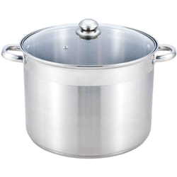 Marmite ESSENTIELB Vapeur Inox diam 30 cm + couvercle verre