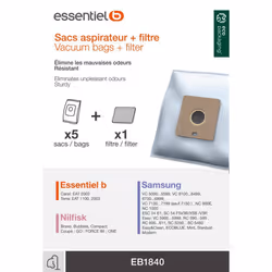 Sac aspirateur ESSENTIELB EB1840