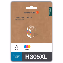 Cartouche d'encre ESSENTIELB H305 XL 3 couleurs