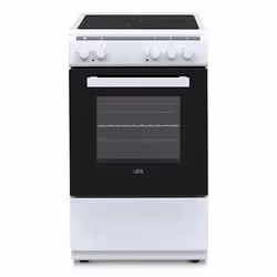 LISTO CV5050L3b, Cuisinière, Blanc, Rotatif, Blanc, Devant, émail