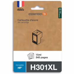 Cartouche d'encre ESSENTIELB H301 XL NOIR