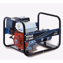 Groupe électrogène Portable Power - KOHLER-SDMO - HX 4000 C5 - Thermique - 13 cv - Manuel - Essence - Monophasé