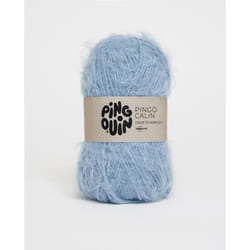 Pingouin - Pelote de Laine  PINGO CALIN de 50g - Laine à Tricoter  - 38% ACRYLIQUE62% POLYAMIDE - Aiguille n°3 - Couleur  DENIM