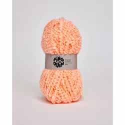 Pingouin - Pelote de Laine PINGO CURLY de 100g - Laine à Tricoter - 99% ACRYLIQUE1% POLYAMIDE - Aiguille n°8 - Couleur PECHE