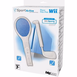 Bigben Interactive Sports Pack 1 for Wii, Manette de jeu, 544 g, 55 mm, 167 mm, 270 mm, 360 g
