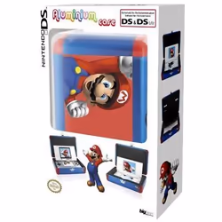 Bigben Interactive Aluminium Case - Mario, Aluminium, Nintendo DS & DS Lite, 245 mm, 155 mm, 62 mm, 396 g
