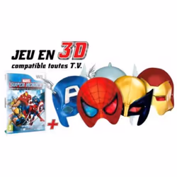 Bigben Interactive Marvel Super Heroes 3D : Grandmaster's Challenge, Wii, Wii, Mode Multiplayer, Tout le monde
