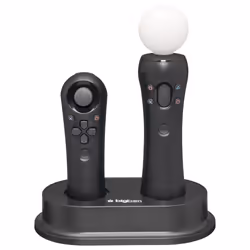 Bigben Interactive Move Dual-Charger, PS3 Manettes de jeu Noir Intérieure