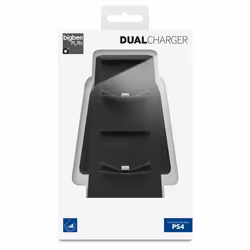 Bigben Interactive Chargeur Duo, Système de recharge, PlayStation 4, Noir, Sony PlayStation 4, Avec fil, 130 mm