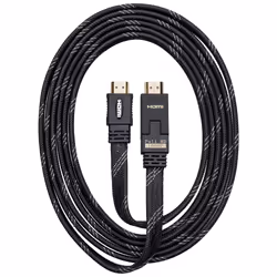 Bigben Interactive Câble Plat HDMI pour Xbox One, 3 m, HDMI Type A (Standard), HDMI Type A (Standard), Compatibilité 3D, Noir