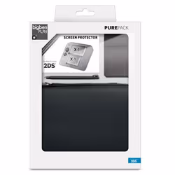 Bigben Interactive BB321159, Étui, Nintendo, Noir, Nintendo 2DS, Résistant aux rayures, Résistant aux chocs, 50 mm