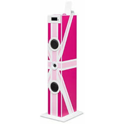 Bigben Interactive Tower TW5 - Union Jack 2.1 canaux 20 W Rose