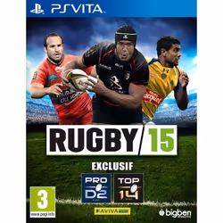 Bigben Interactive Rugby 15, PlayStation Vita, Mode Multiplayer, Support physique