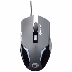 NACON Souris optique GM-105, Droitier, Optique, USB Type-A, 2400 DPI, Noir