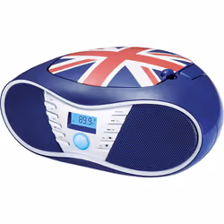 Bigben Interactive Radio CD Great Britain, Numérique, FM, Lecteur, CD, Programme, 2 W