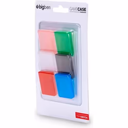 Bigben Interactive SWITCHGAMECASE, Régler, Nintendo Switch, Noir, Bleu, Vert, Rose, Rouge, Blanc, Switch, 20 mm, 110 mm