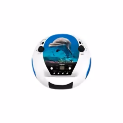 Bigben Interactive Lecteur CD portable (dauphin), Multicolore, Lecteur CD portable