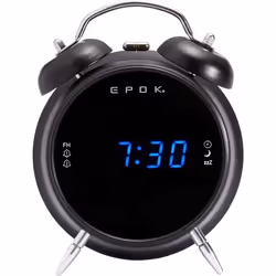 Bigben Interactive RR90EPOKN, Horloge, FM, LED, Bleu, Noir, Monochromatique