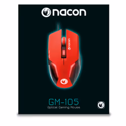 NACON Souris optique (Rouge)