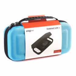 Bigben Interactive SWITCHPOUCHLBLUE, Housse, Nintendo, Bleu, Nintendo Switch, Résistant aux rayures, Fermeture éclair