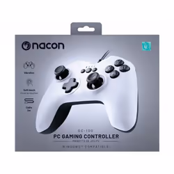 NACON PCGC-100WHITE accessoire de jeux vidéo Blanc USB Manette de jeu Analogique/Numérique PC - Vue supplémentaire 5