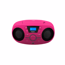 Bigben Interactive CD61RSUSB, 1,25 kg, Rose, Lecteur CD portable