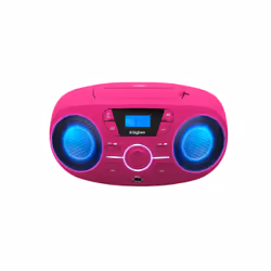 Bigben Interactive CD61RSUSB Lecteur de CD Lecteur CD portable Rose