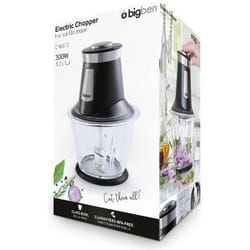 Hachoir électrique - Bigben Interactive - CH6615 - Bol en verre - Lame inox - Garanti sans Bisphénol A
