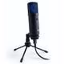 Bigben Interactive NA373011, Microphone de table, 16 bit, 48 kHz, Avec fil, Noir, Métal