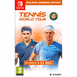 Bigben Interactive Tennis World Tour - Roland Garros Edition, Nintendo Switch, Mode Multiplayer, Tout le monde, Support physi ...