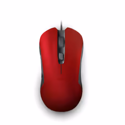 NACON GM-110, Ambidextre, Optique, USB Type-A, 2400 DPI, Rouge