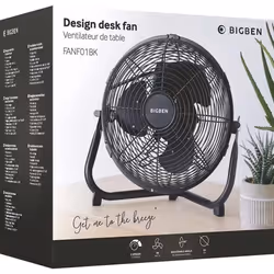 Ventilateur de table – FANF01BK - BIGBEN