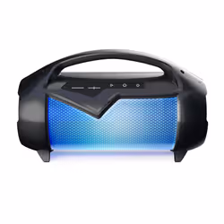Bigben Interactive PARTYBTIPLITE, 50 W, Avec fil &amp;sans fil, USB Type-A, USB Type-C, Enceinte portable stéréo, Noir, Cylin ...