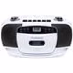 Lecteur radio cassette et CD portable - THOMSON - RK201CD - Blanc