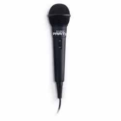 Bigben Interactive PARTYMIC, Microphone de karaoké, 60 - 14000 Hz, Avec fil, 6,35 mm (1/4"), Noir, 4 m