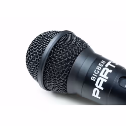Bigben Interactive PARTYMIC microphone Noir Microphone de karaoké