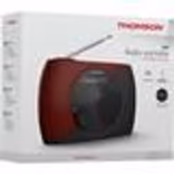 THOMSON RT353 Radio FM portable Tuner Analogique - Transistor Alimentation Scteur ou Piles - Antenne Bonne Réception Rouge et ...