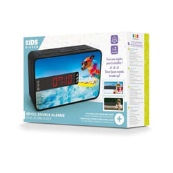 Réveil double alarme - Affichage LED Réveil via 3 Buzzers Fonction Sleep Snooze