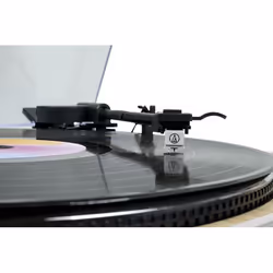 Thomson TT300 Tourne-disque entraîné par courroie Blanc, Bois