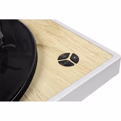 Thomson TT300 Tourne-disque entraîné par courroie Blanc, Bois - Vue supplémentaire 4