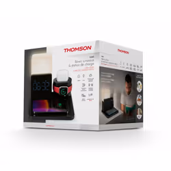 Thomson CL800i Réveil numérique Noir