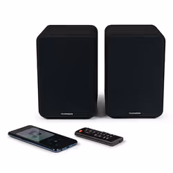 Thomson WS600DUO, 1-voie, 2.0 canaux, Avec fil, 30 W, 60 - 20000 Hz, Noir