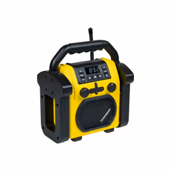 Thomson WKR50BT Radio portable Analogique Noir, Jaune