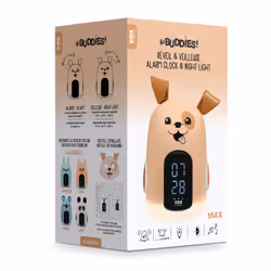 Bigben Interactive RKIDSDOG réveille-matin Réveil numérique Marron - Vue supplémentaire 4