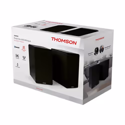Thomson WS400DUO haut-parleur 2-voies Noir Avec fil &sans fil 50 W - Vue supplémentaire 4